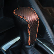 Load image into Gallery viewer, PU Car Carbon Fiber Gear Shift Knob Cover for Mazda 3 Axela Atenza CX-5 CX3 CX-3 CX5 2015-2020 AT
