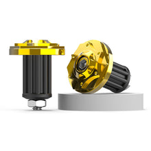 Load image into Gallery viewer, 2Pcs CNC T6063 Aluminum Motorcycle Handlebar Grips Bar End Cap Plugs Slider for 16-18mm Motorbike Handle
