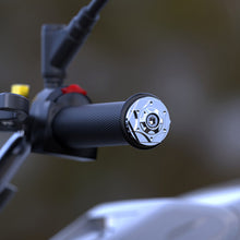 Load image into Gallery viewer, 2Pcs CNC T6063 Aluminum Motorcycle Handlebar Grips Bar End Cap Plugs Slider for 16-18mm Motorbike Handle
