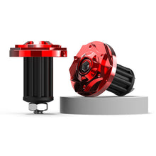 Load image into Gallery viewer, 2Pcs CNC T6063 Aluminum Motorcycle Handlebar Grips Bar End Cap Plugs Slider for 16-18mm Motorbike Handle
