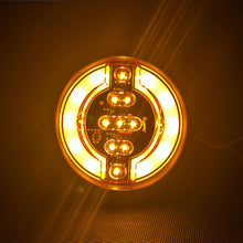 Load image into Gallery viewer, 1Pc 24V Round Truck Side Marker Lights Trailer Clearance Lights LED COB Marker Lights Wagon Rear Light
