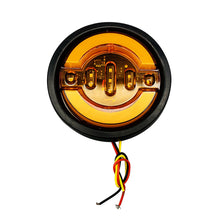 Load image into Gallery viewer, 1Pc 24V Round Truck Side Marker Lights Trailer Clearance Lights LED COB Marker Lights Wagon Rear Light
