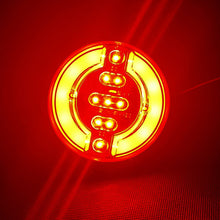Load image into Gallery viewer, 1Pc 24V Round Truck Side Marker Lights Trailer Clearance Lights LED COB Marker Lights Wagon Rear Light
