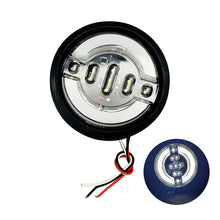 Load image into Gallery viewer, 1Pc 24V Round Truck Side Marker Lights Trailer Clearance Lights LED COB Marker Lights Wagon Rear Light
