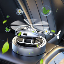 Load image into Gallery viewer, Solar Car Air Freshener Helicopter Decoration Aromatherapy Car Interior Accessories Propeller Rotating Perfume Diffuser
