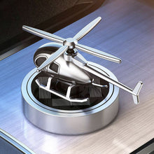 Load image into Gallery viewer, Solar Car Air Freshener Helicopter Decoration Aromatherapy Car Interior Accessories Propeller Rotating Perfume Diffuser
