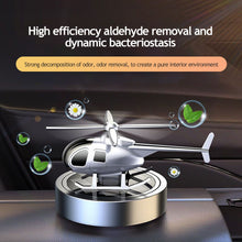 Load image into Gallery viewer, Solar Car Air Freshener Helicopter Decoration Aromatherapy Car Interior Accessories Propeller Rotating Perfume Diffuser
