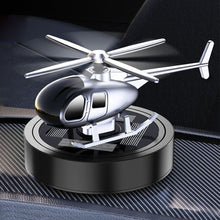 Load image into Gallery viewer, Solar Car Air Freshener Helicopter Decoration Aromatherapy Car Interior Accessories Propeller Rotating Perfume Diffuser
