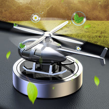 Load image into Gallery viewer, Solar Car Air Freshener Helicopter Decoration Aromatherapy Car Interior Accessories Propeller Rotating Perfume Diffuser
