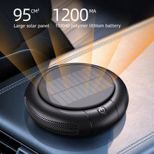 Load image into Gallery viewer, Solar USB Car 1200Mah HEPA Air Purifier Oxygen Cleaner Negative Ion Filter PM2.5 Smoke Remover Air Fresh Car Interior
