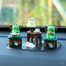 Load image into Gallery viewer, Mni Car Cartoon Animal Cat Frog Ornament Figurine Animal Model Home Decor Miniature Garden Decoration Dolls Desktop
