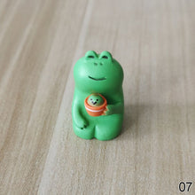 Load image into Gallery viewer, Mni Car Cartoon Animal Cat Frog Ornament Figurine Animal Model Home Decor Miniature Garden Decoration Dolls Desktop
