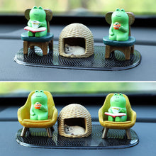 Load image into Gallery viewer, Mni Car Cartoon Animal Cat Frog Ornament Figurine Animal Model Home Decor Miniature Garden Decoration Dolls Desktop

