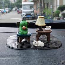 Load image into Gallery viewer, Mni Car Cartoon Animal Cat Frog Ornament Figurine Animal Model Home Decor Miniature Garden Decoration Dolls Desktop
