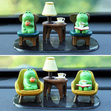 Load image into Gallery viewer, Mni Car Cartoon Animal Cat Frog Ornament Figurine Animal Model Home Decor Miniature Garden Decoration Dolls Desktop
