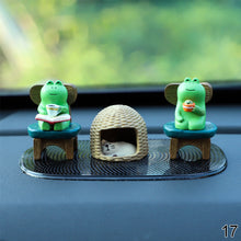 Load image into Gallery viewer, Mni Car Cartoon Animal Cat Frog Ornament Figurine Animal Model Home Decor Miniature Garden Decoration Dolls Desktop
