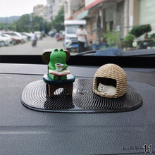 Load image into Gallery viewer, Mni Car Cartoon Animal Cat Frog Ornament Figurine Animal Model Home Decor Miniature Garden Decoration Dolls Desktop
