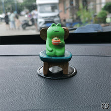 Load image into Gallery viewer, Mni Car Cartoon Animal Cat Frog Ornament Figurine Animal Model Home Decor Miniature Garden Decoration Dolls Desktop

