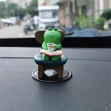Load image into Gallery viewer, Mni Car Cartoon Animal Cat Frog Ornament Figurine Animal Model Home Decor Miniature Garden Decoration Dolls Desktop
