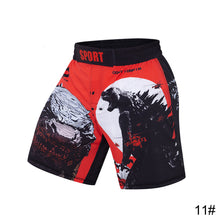 Load image into Gallery viewer, Men Women Mma Muay Thai Shorts Breathable Fitness Training Boxing Shorts Fight Kickboxing Boxing Pants
