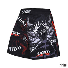 Load image into Gallery viewer, Child Mma Muay Thai Shorts Breathable Fitness Training Boxing Shorts Fight Kickboxing Boxing Pants
