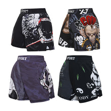 Load image into Gallery viewer, Child Mma Muay Thai Shorts Breathable Fitness Training Boxing Shorts Fight Kickboxing Boxing Pants
