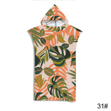 Load image into Gallery viewer, Printed Hooded Beach Towel For Adults Quick Dry Swimming Pool Poncho Bath Towel With Cloak Bathrobe
