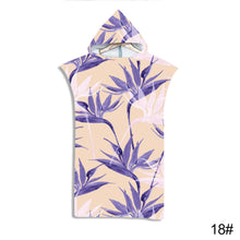 Load image into Gallery viewer, Printed Hooded Beach Towel For Adults Quick Dry Swimming Pool Poncho Bath Towel With Cloak Bathrobe
