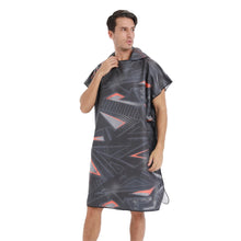 Load image into Gallery viewer, Printed Hooded Beach Towel For Adults Quick Dry Swimming Pool Poncho Bath Towel With Cloak Bathrobe
