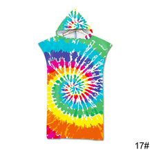 Load image into Gallery viewer, Printed Hooded Beach Towel For Adults Child Quick Dry Swimming Pool Poncho Bath Towel With Cloak Bathrobe
