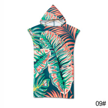 Load image into Gallery viewer, Printed Hooded Beach Towel For Adults Child Quick Dry Swimming Pool Poncho Bath Towel With Cloak Bathrobe
