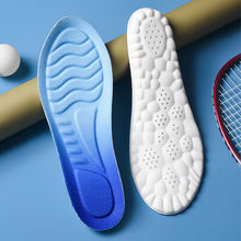 Load image into Gallery viewer, Men Women Latex Sport Insoles Soft High Elasticity Shoe Pads Breathable Deodorant Shock Absorption Cushion Arch Support Insole
