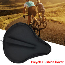 Load image into Gallery viewer, Silicone Bike Seat Cushion Cover Gel Cycling Exercise For Large Wide Bicycle Saddle Pad Bike Riding Accessories
