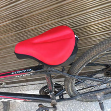 Load image into Gallery viewer, Silicone Bike Seat Cushion Cover Gel Cycling Exercise For Large Wide Bicycle Saddle Pad Bike Riding Accessories
