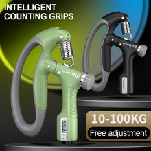 Load image into Gallery viewer, Smart Counting Hand Grip Adjustment Exercise Power 10-100KG Strengthening Pliers Spring Finger Pinch Wrist Expander Training
