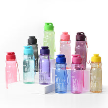 Load image into Gallery viewer, 650ML Water Bottle Portable Sport Cup For Drinking Kitchen Tools Water Bottle For School Gym Travel
