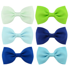 Load image into Gallery viewer, Solid Color Children's Bow Hairpin Cute Candy Color Headwear Simple Fashion Baby Liu Sea Side Clip
