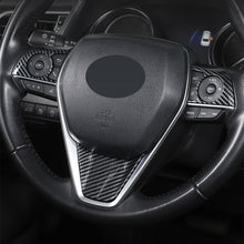 Load image into Gallery viewer, 3Pcs Car Steering Wheel Button Panel Cover Trim Sticker For Toyota 8Th Camry 2018 - 2021 Multimedia Accessories
