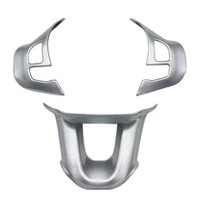 Load image into Gallery viewer, 3Pcs Car Steering Wheel Decoration Cover Trim Stickers ABS Carbon Fiber Fit for Peugeot 2008 208 308 2014-2018
