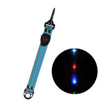 Load image into Gallery viewer, LED Luminous Schoolbag Pendant Night Riding Warning Backpack Light USB Charging PVC Dovetail Luminous Decoration Outdoor Camping Emergency Light
