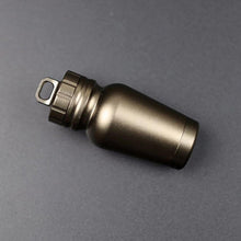 Load image into Gallery viewer, Aluminum Alloy Waterproof Warehouse Medicine Sealed Capsule Bottle Outdoor Camping EDC Waterproof Cylinder Key Ring Pendant Elderly Carry First Aid Medicine Bottle
