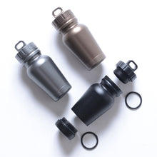 Load image into Gallery viewer, Aluminum Alloy Waterproof Warehouse Medicine Sealed Capsule Bottle Outdoor Camping EDC Waterproof Cylinder Key Ring Pendant Elderly Carry First Aid Medicine Bottle
