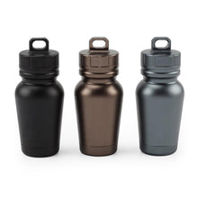 Load image into Gallery viewer, Aluminum Alloy Waterproof Warehouse Medicine Sealed Capsule Bottle Outdoor Camping EDC Waterproof Cylinder Key Ring Pendant Elderly Carry First Aid Medicine Bottle
