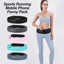 Load image into Gallery viewer, Outdoor Sports Running Fanny Pack Elastic Belt Waterproof Mobile Phone Bag Close-Fitting Storage Storage Bag Fitness Accessories
