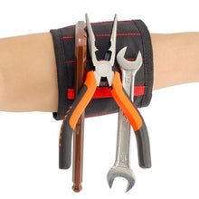 Load image into Gallery viewer, Strong Magnetic Wrist Strap Portable Kit Screw Nail Drill Bit Hardware Picker Wristband For Electricians And Woodworkers
