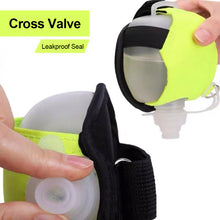 Load image into Gallery viewer, Mini Wrist Running Kettle Marathon Riding Hiking Climbing Outdoor Portable Water Bottle Creative Fitness Silicone Cup
