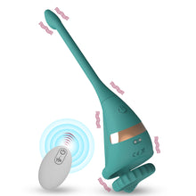 Load image into Gallery viewer, Penis Vibrating Ring Rechargeable Lock Essence Ring Massage Vibrate Penis Multi-frequency Delay Ejaculation Male Silicone Sex Toy
