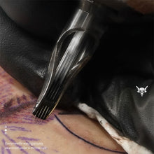 Load image into Gallery viewer, 10pcs Disposable Semi Permanent Tattoo Cartridge Needle RL RM M1 Tattoo Pen Machine Universal Short Needle Eyebrow Tattoo Needle
