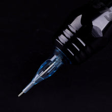 Load image into Gallery viewer, 10pcs Disposable Semi Permanent 0.35mm Purple Tattoo Needle RL RM M1 RS Tattoo Pen Machine Universal Short Needle Eyebrow Tattoo Needle
