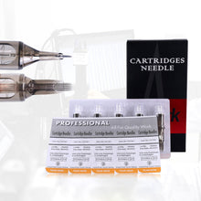 Load image into Gallery viewer, 20PCS Original 0.35mm Tattoo Needle RL RM RS M1 Disposable Sterilized Safety Tattoo Needle for Cartridge Machines Grips
